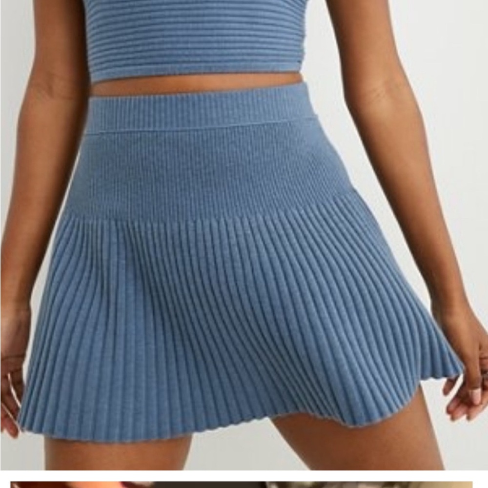 Aerie Take Charge Mini Skirt with Ribbed Design